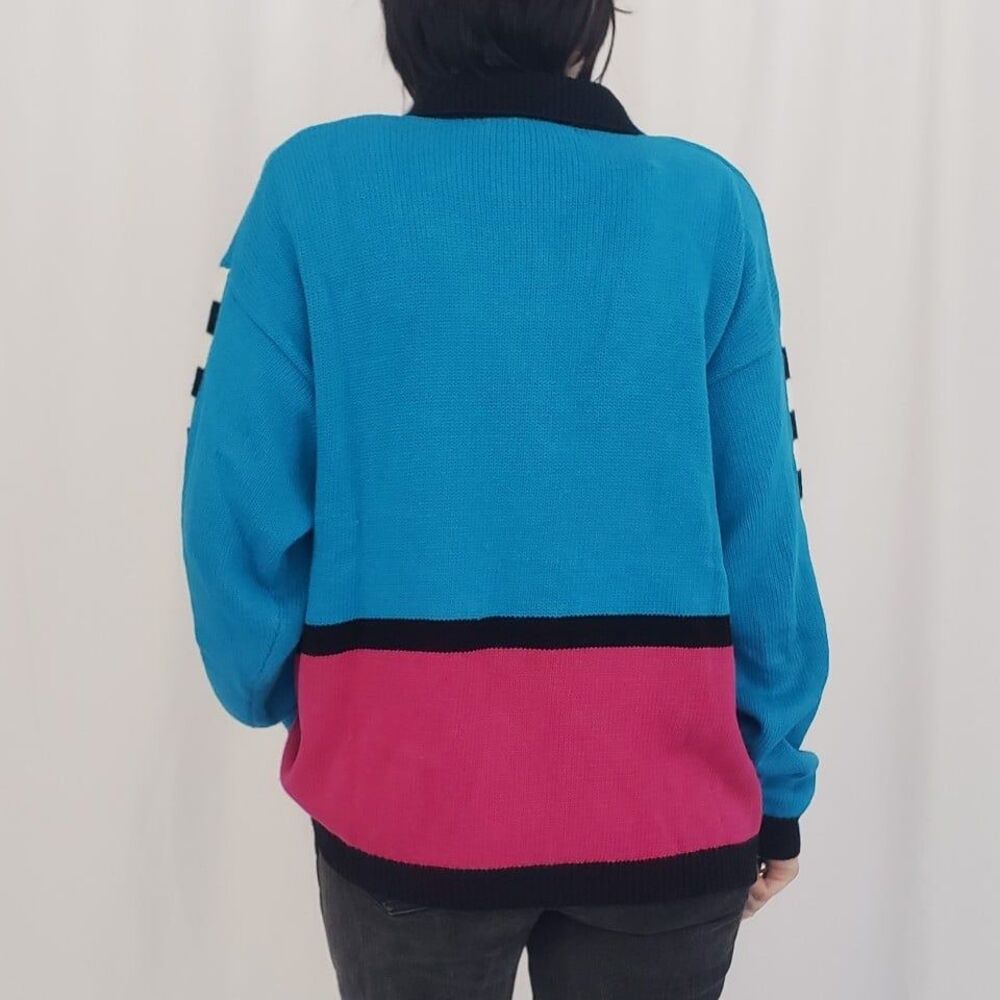 90s‎ I.B. Diffusion Maritni Novelty Cardigan - Picture 3 of 4